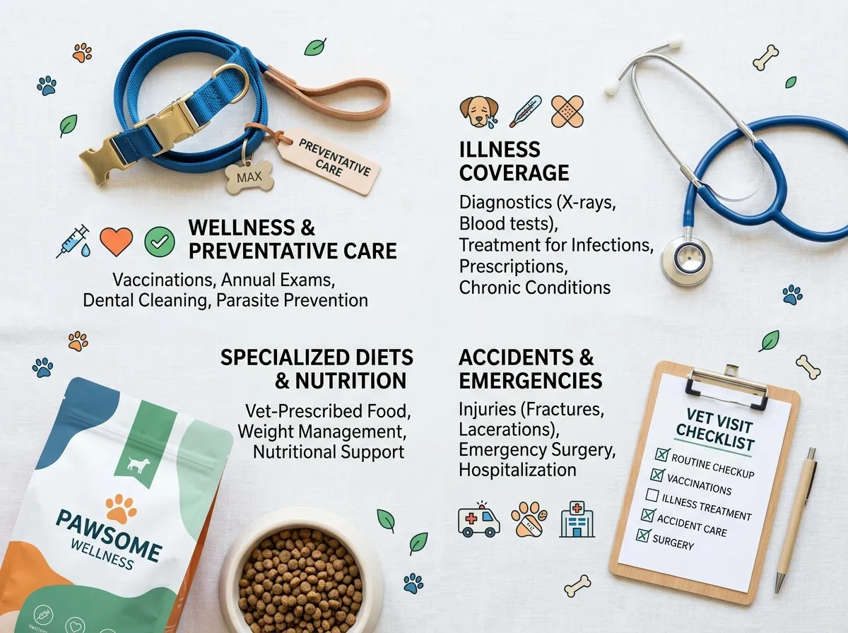 pet insurance coverage types for dogs