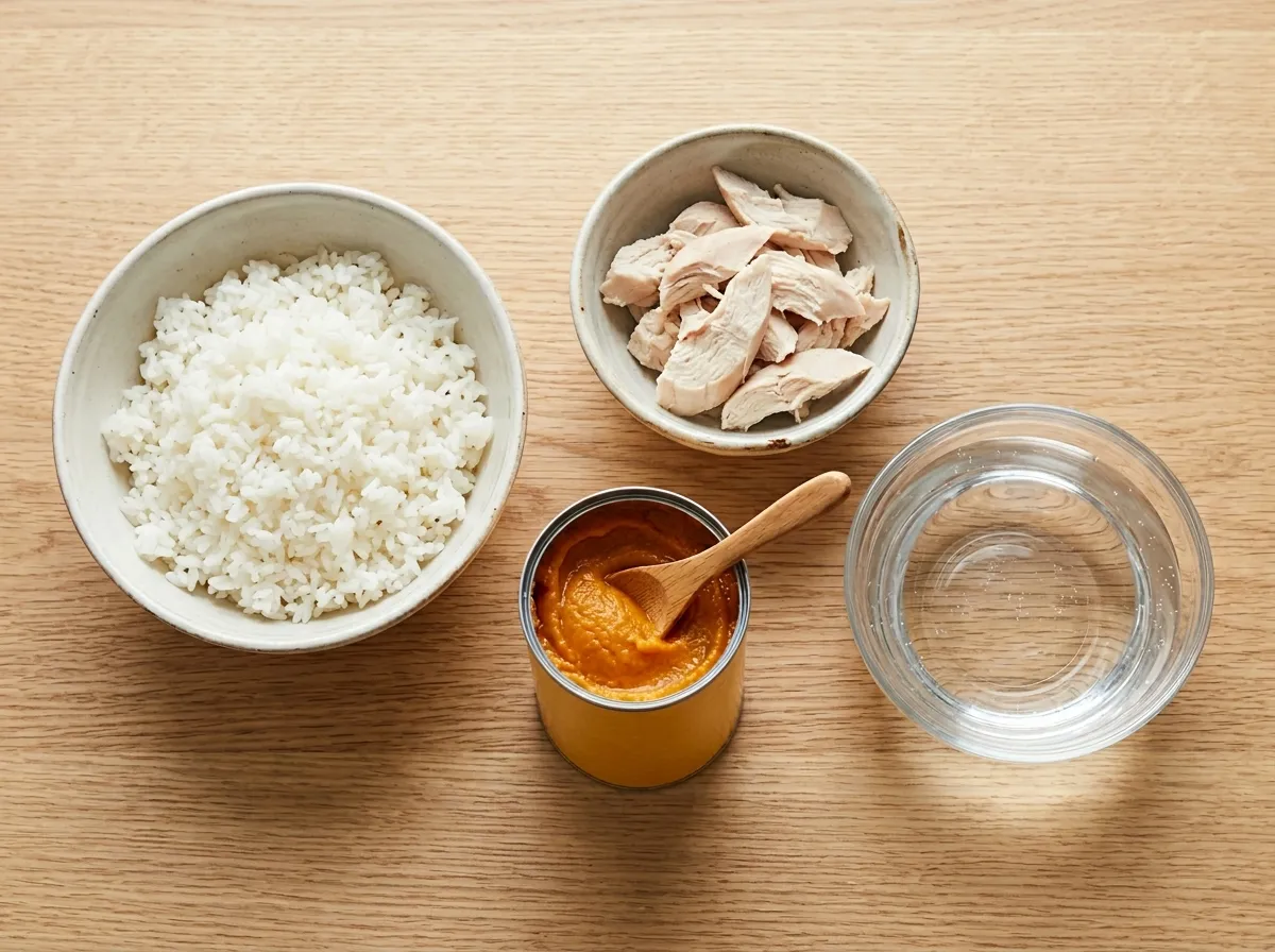 bland diet ingredients for dog diarrhea home remedy
